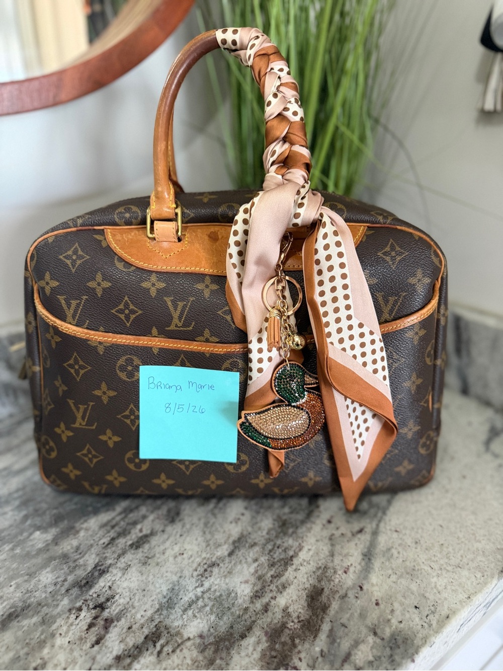 Louis Vuitton Monogram Deauville (charms and scarf not included)